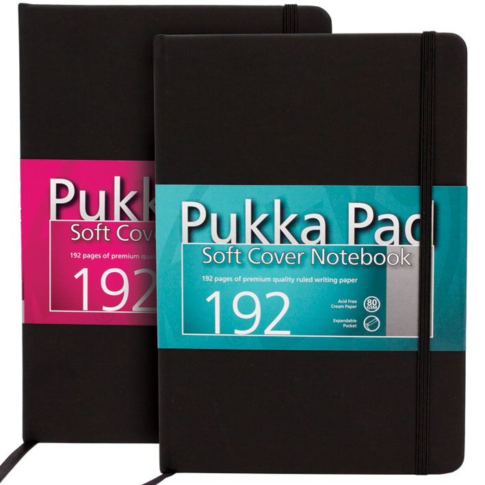 ΤΕΤΡΑΔΙΟ A5 ΔΕΜΕΝΟ ΣΚΛΗΡΟ ΕΞΩΦΥΛΛΟ 192ΣΕΛ. 80GSM+ΛΑΣΤΙΧΟ PUKKA 6981-SCN