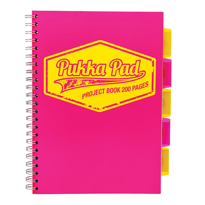 ΤΕΤΡΑΔΙΟ .PUKKA 7080-NEO ΔΙΠΛΟ ΣΠΙΡΑΛ A4 5Θ/200ΣΕΛ. NEON ΚΟΚΚΙΝΟ