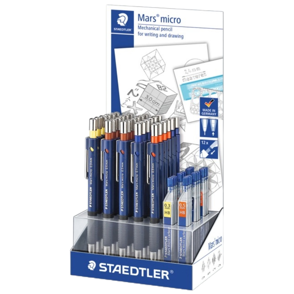 ΜΗΧΑΝΙΚΟ ΜΟΛΥΒΙ STAEDTLER 0.5 MARSMICRO 775CA30 (ΣΤΑΝΤ=30 ΤΕΜ.)