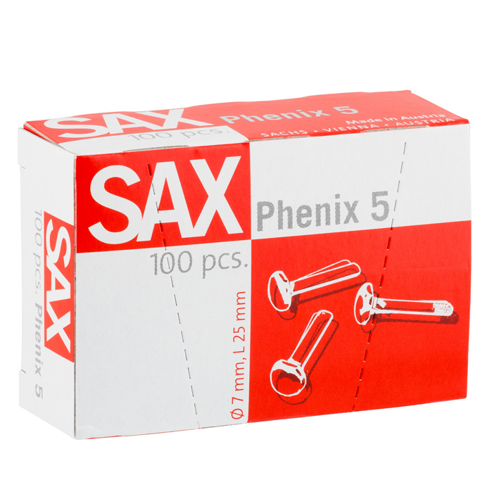 ΔΙΠΛΟΚΑΡΦΑ 25ΜΜ (Νο5) ΚΟΥΤΙ 100 ΤΕΜΑΧΙΩΝ SAX 805