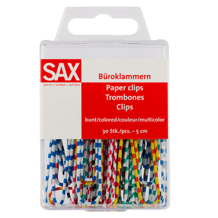 ΣΥΝΔΕΤΗΡΕΣ SAX ΧΡΩΜΑΤΙΣΤΟΙ 50MM ΡΙΓΕ ΣΕ BLISTER 30 ΤΕΜΑΧΙΩΝ 808-00