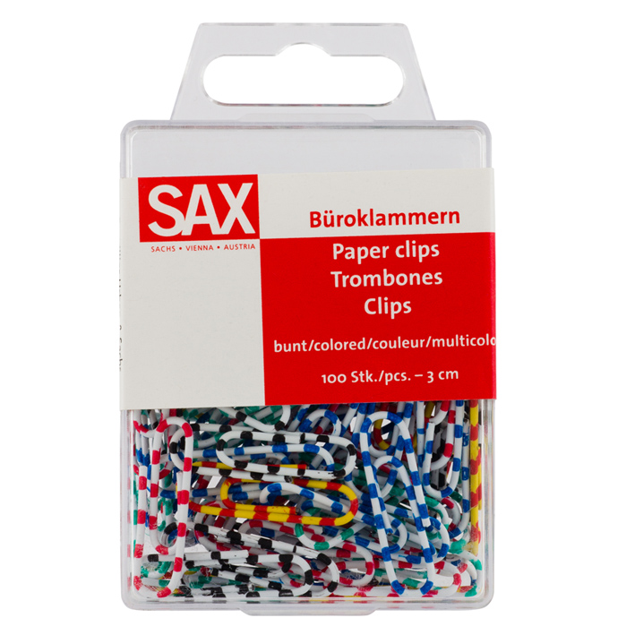 ΣΥΝΔΕΤΗΡΕΣ SAX ΧΡΩΜΑΤΙΣΤΟΙ 30MM ΡΙΓΕ ΣΕ BLISTER 100 ΤΕΜΑΧΙΩΝ 809