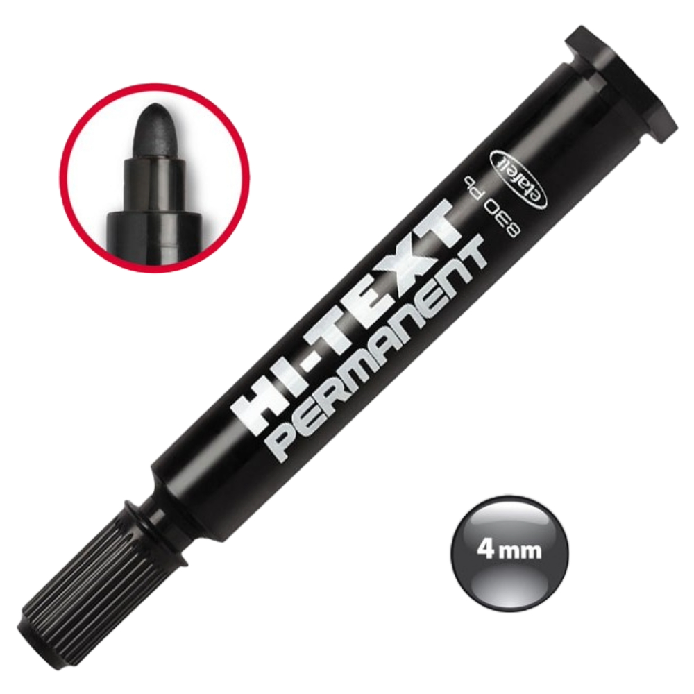 ΜΑΡΚΑΔΟΡΟΙ HI-TEXT ΚΙΒΩΤΙΩΝ 830 ΕΠΑΝΑΓΕΜ. (ΣΤΡΟΓΓΥΛΗ 4MM) 830PE012SMB-xxx