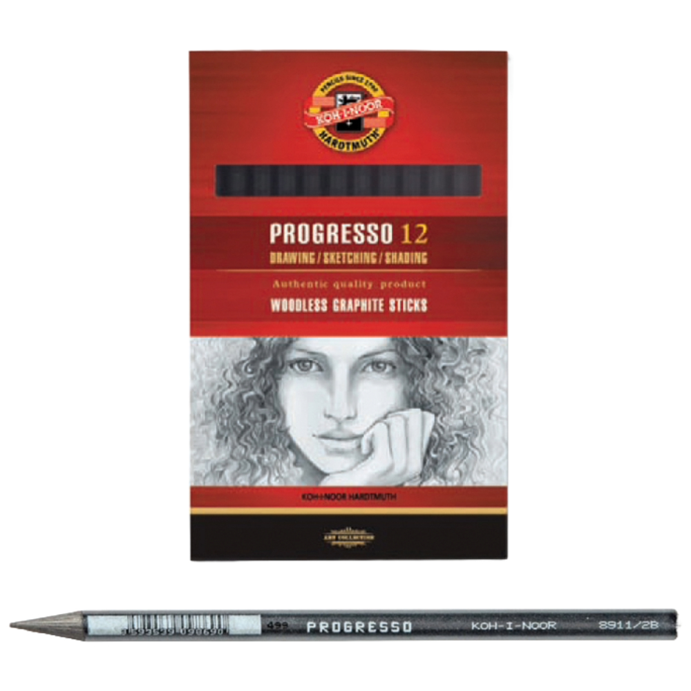 ΜΟΛΥΒΙ PROGRESSO ΧΩΡΙΣ ΞΥΛΟ HB (ΓΡΑΦΙΤΗΣ) (=12 ΤΕΜ.) KOHINOOR 8911HB