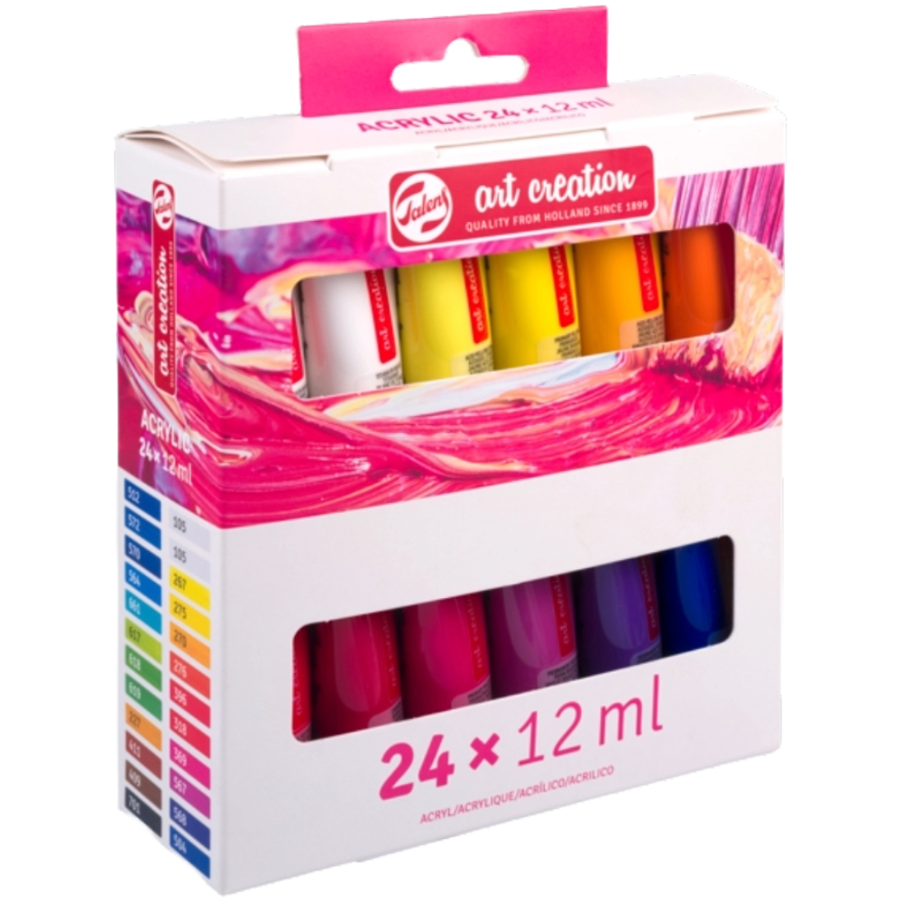 ΑΚΡΥΛΙΚΑ ΧΡΩΜΑΤΑ TALENS ART CREATION 12ML ΣΕΤ 24 ΧΡΩΜΑΤΑ X12ML 9021824M