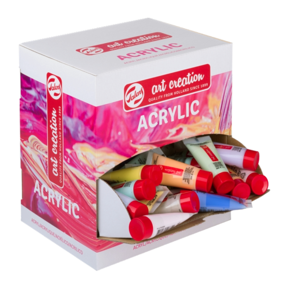 ΑΚΡΥΛΙΚΑ ΧΡΩΜΑΤΑ TALENS ART CREATION 12ML ΒΙΤΡΙΝΑ 100X12ML 9021892M PASTEL