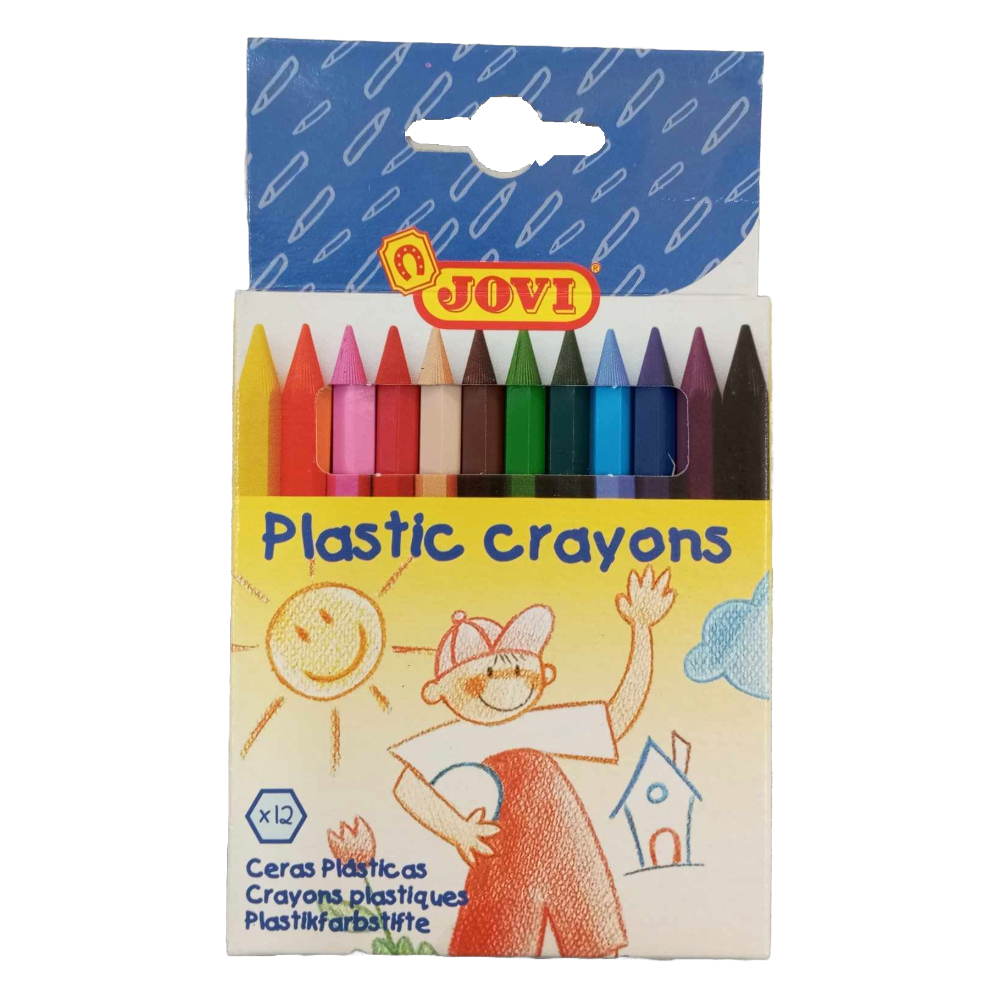 ΚΗΡΟΜΠΟΓΙΑ JΟVΙ PLASTIC CRAYON 12 ΧΡΩΜ. 912