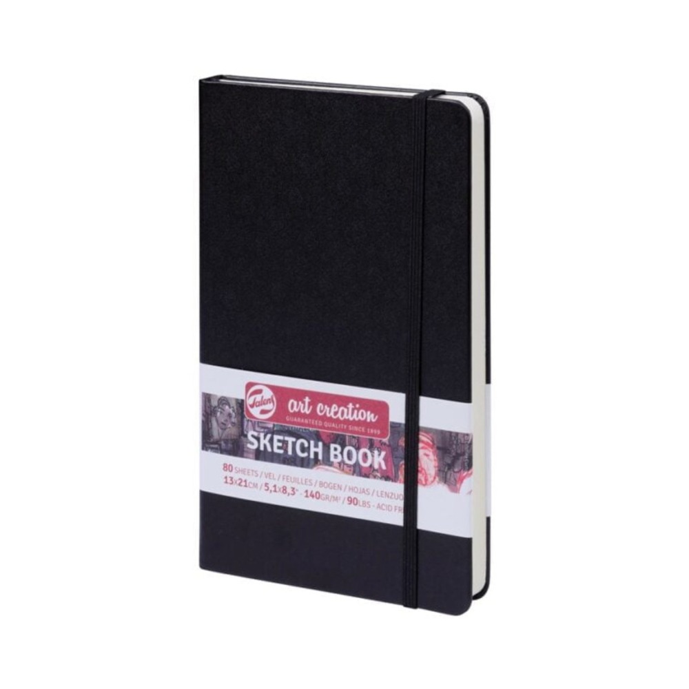 ΜΠΛΟΚ TALENS SKETCHBOOK 13 X 21 ΔΕΜΕΝΟ 9314002M ΜΑΥΡΟ