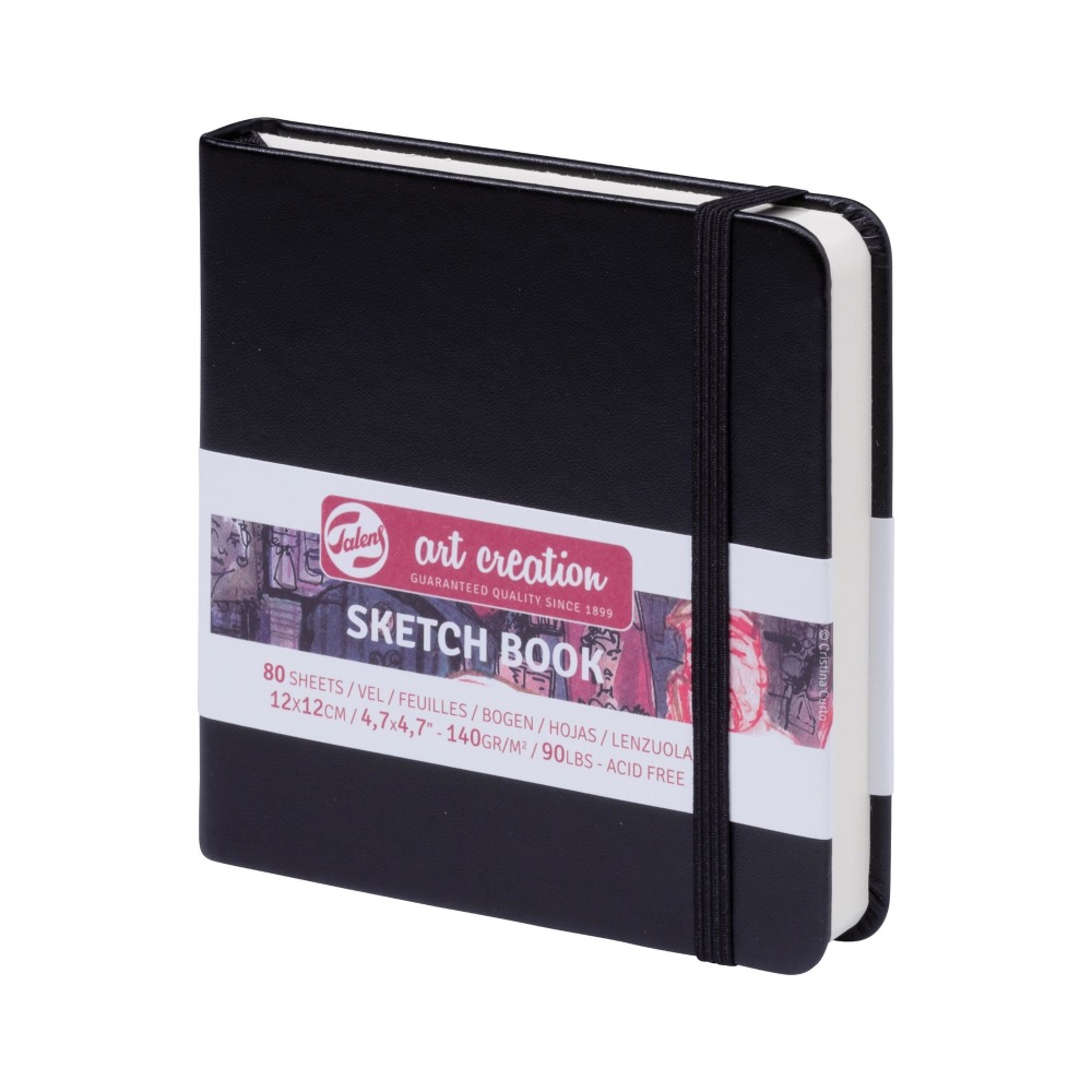 ΜΠΛΟΚ TALENS SKETCHBOOK 12 X 12 ΔΕΜΕΝΟ 9314004M ΜΑΥΡΟ