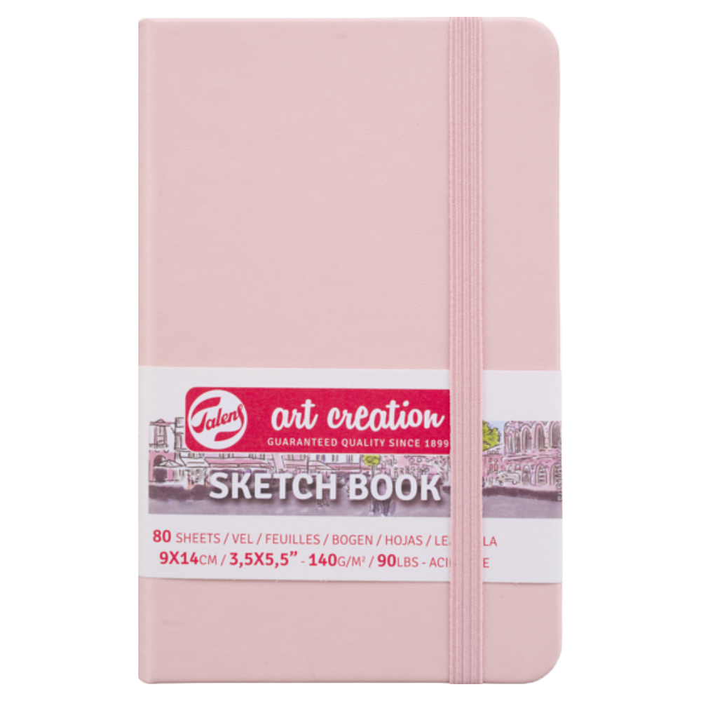 ΜΠΛΟΚ TALENS SKETCHBOOK 9 X 14 ΔΕΜΕΝΟ 9314011M PASTEL PINK