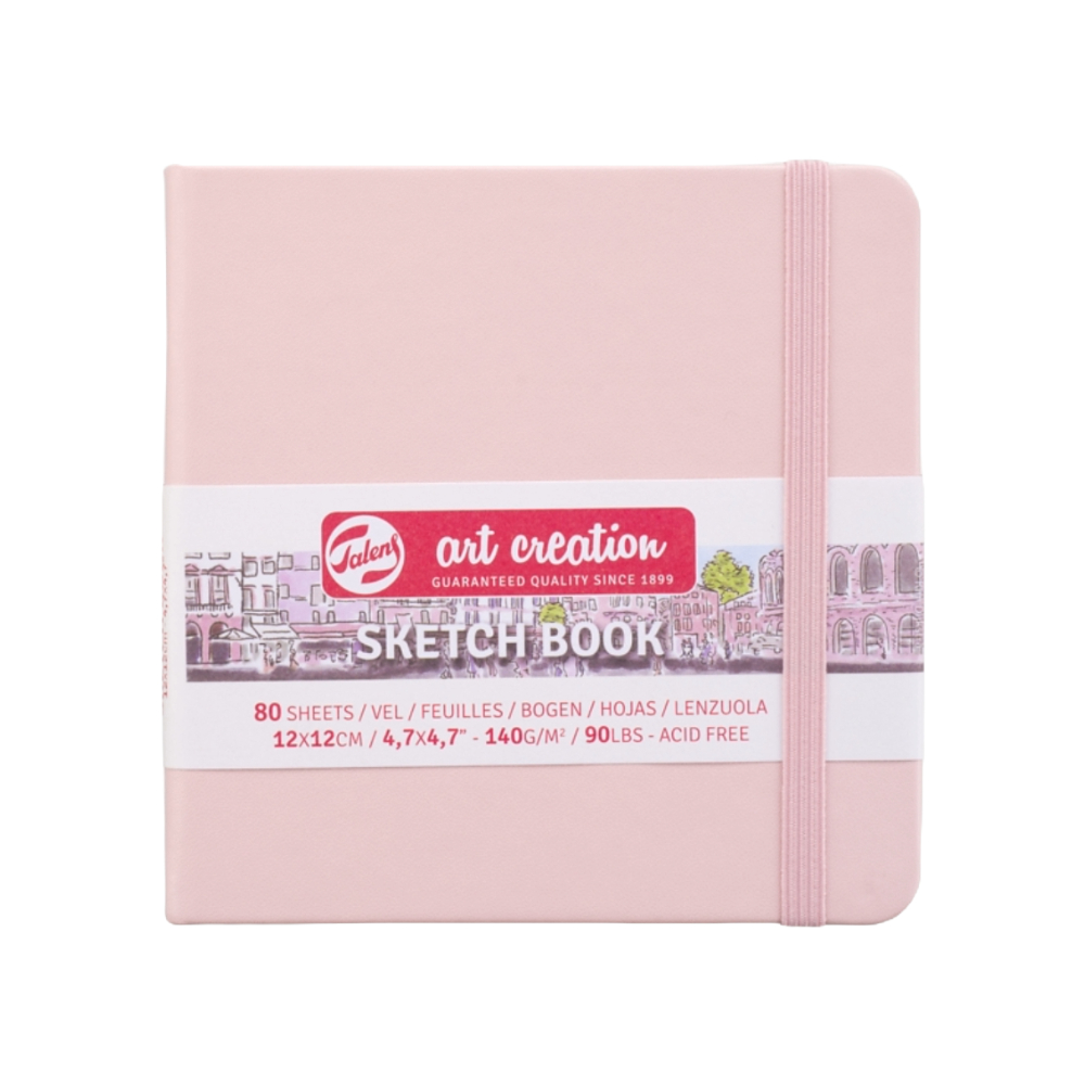 ΜΠΛΟΚ TALENS SKETCHBOOK 12 X 12 ΔΕΜΕΝΟ 9314014M PASTEL PINK