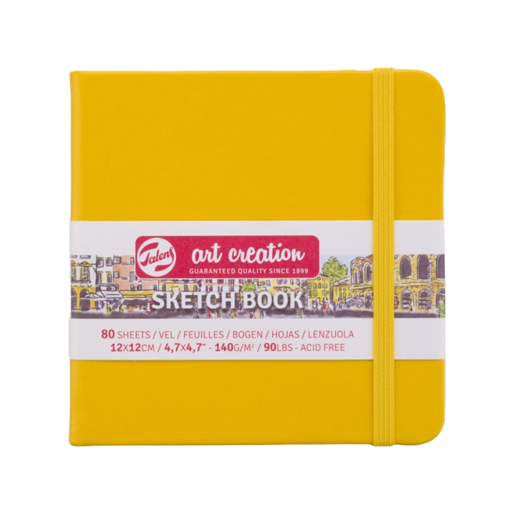 ΜΠΛΟΚ TALENS SKETCHBOOK 12 X 12 ΔΕΜΕΝΟ 9314114M GOLDEN YELLOW