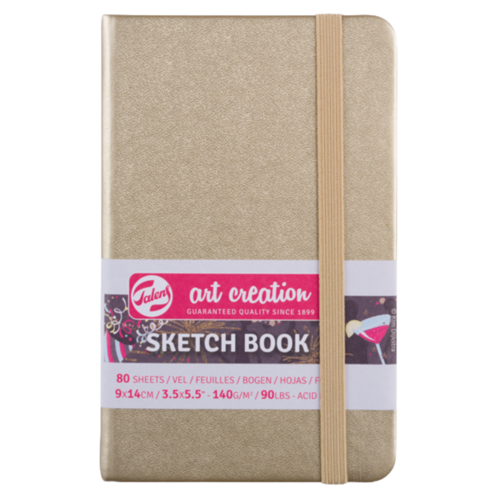 ΜΠΛΟΚ TALENS SKETCHBOOK 9 X 14 ΔΕΜΕΝΟ 9314141M WHITE GOLD