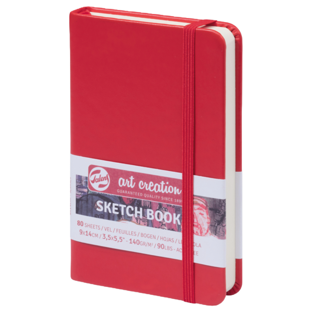 ΜΠΛΟΚ TALENS SKETCHBOOK 9 X 14 ΔΕΜΕΝΟ 9314201M RED