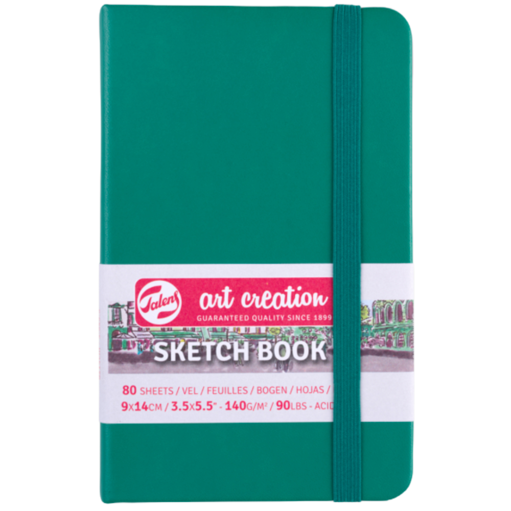 ΜΠΛΟΚ TALENS SKETCHBOOK 9 X 14 ΔΕΜΕΝΟ 9314331M FOREST GREEN