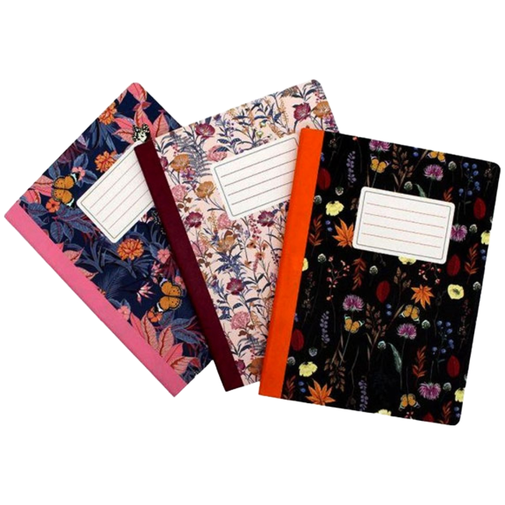 ΤΕΤΡΑΔΙΟ A5 ΔΕΜΕΝΟ PUKKA 9516-BLM BLOOM 140Φ