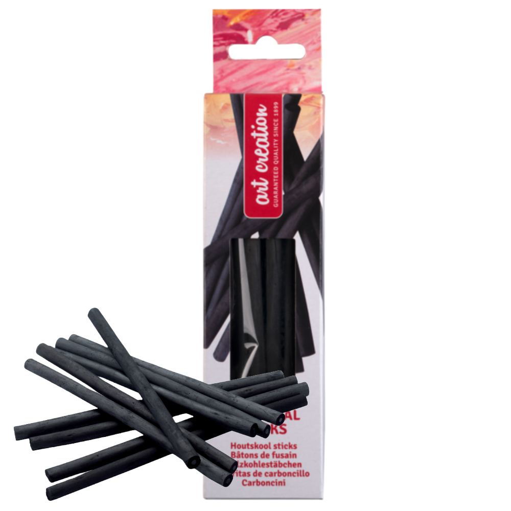 ΚΑΡΒΟΥΝΟ ΦΥΣΙΚΟ ΣΧΕΔΙΟΥ TALENS 14cm CHARCOAL 10 STICKS 9600001M