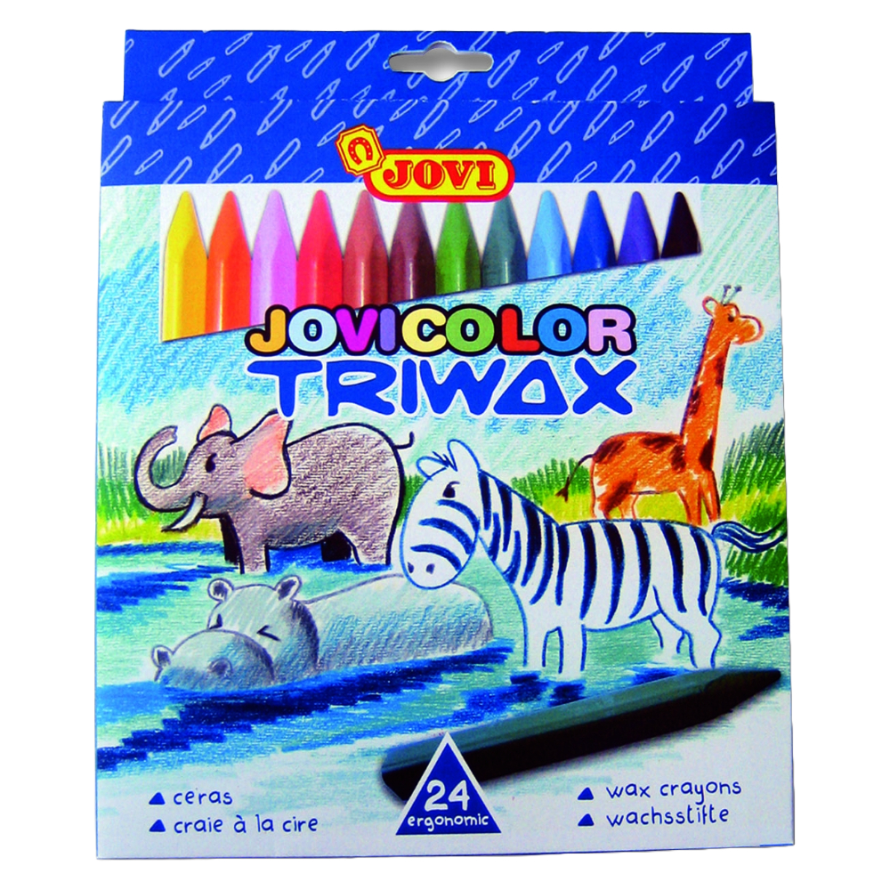 ΚΗΡΟΜΠΟΓΙΑ JOVI TRIPLUS JUMBO 24 ΧΡΩΜ. 973-24