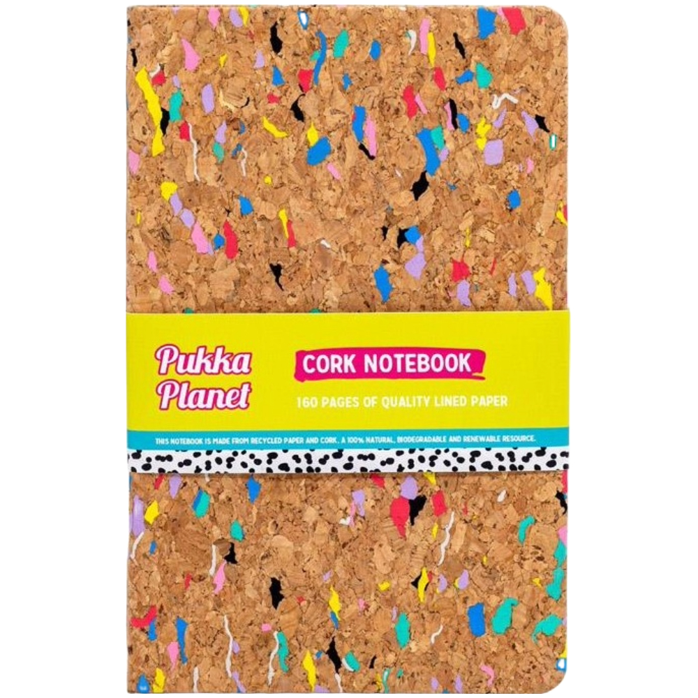 ΣΗΜΕΙΩΜΑΤΑΡΙΟ A5 PLANET CORK, 160ΣΕΛ. 80 GSM PUKKA 9855-SPP