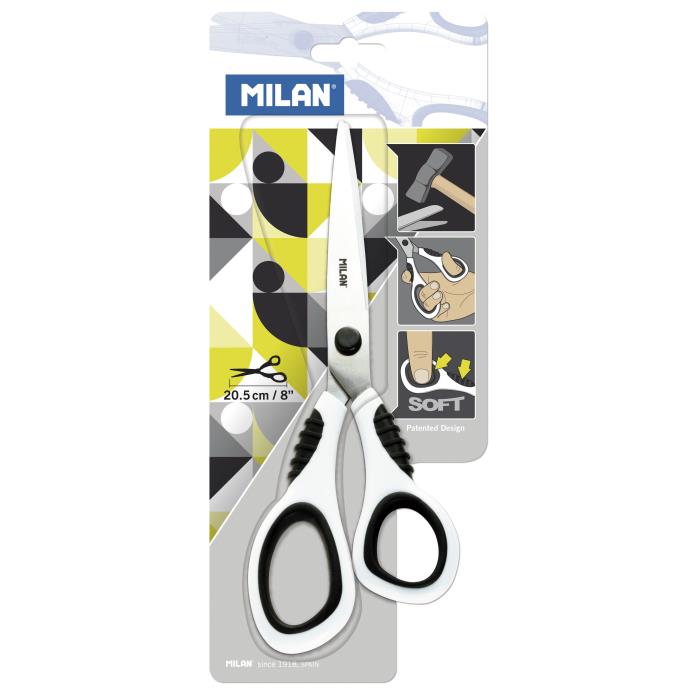 ΨΑΛΙΔΙ MILAN ΓΡΑΦΕΙΟΥ 20,2CM ΑΤΣΑΛΙΝΗ ΛΕΠΙΔΑ ΜΕΓΑΛΗΣ ΑΝΤΟΧΗΣ /SOFT ΛΑΒΗ BLISTER BWM10150