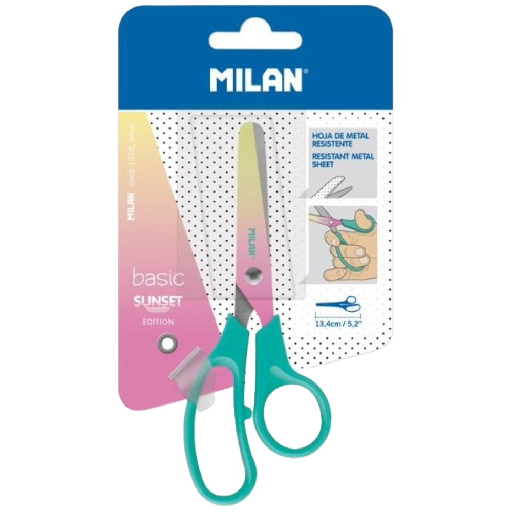 ΨΑΛΙΔΙ MILAN ΣΧΟΛΙΚΟ 13.4CM (BLISTER) SUNSET BWM10444T ΤΥΡΚΟΥΑΖ
