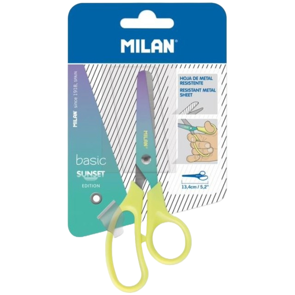 ΨΑΛΙΔΙ MILAN ΣΧΟΛΙΚΟ 13.4CM (BLISTER) SUNSET BWM10444Y ΚΙΤΡΙΝΟ