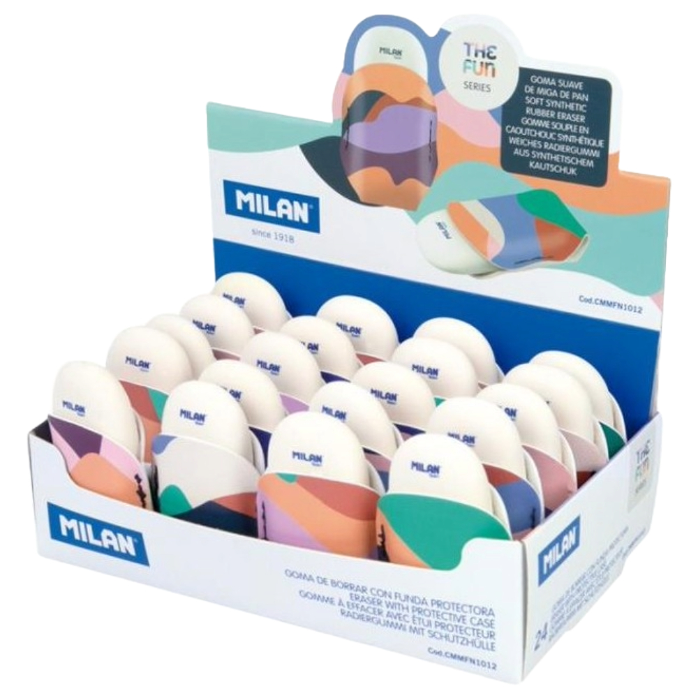 ΓΟΜΑ + ΠΡΟΣΤΑΤΕΥΤΙΚΗ ΘΗΚΗ MILAN THE FUN ΚΟΥΤΙ=24 ΤΕΜ. CMMFN1012