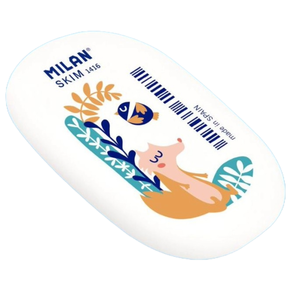 ΓΟΜΑ MILAN ΛΕΥΚΗ ΟΒΑΛ STORY TIME ΚΟΥΤΙ=16 ΤΕΜ.(4 ΑΣΟΡΤΙ) CNM1416STM