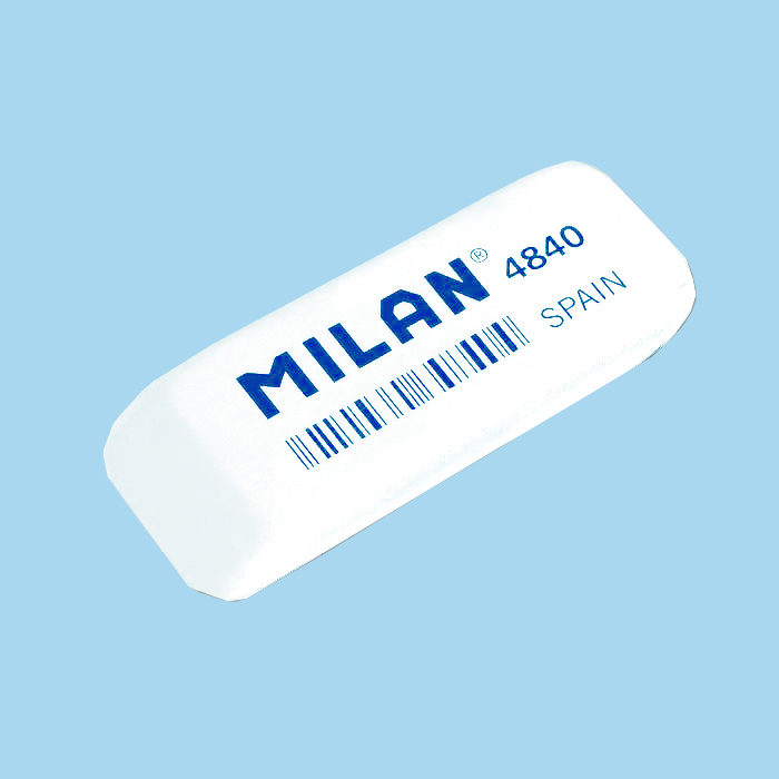 ΓΟΜΑ MILAN ΛΕΥΚΗ ΣΥΝΘΕΤΙΚΗ SOFT ΚΟΥΤΙ=40 ΤΕΜ. CNM4840