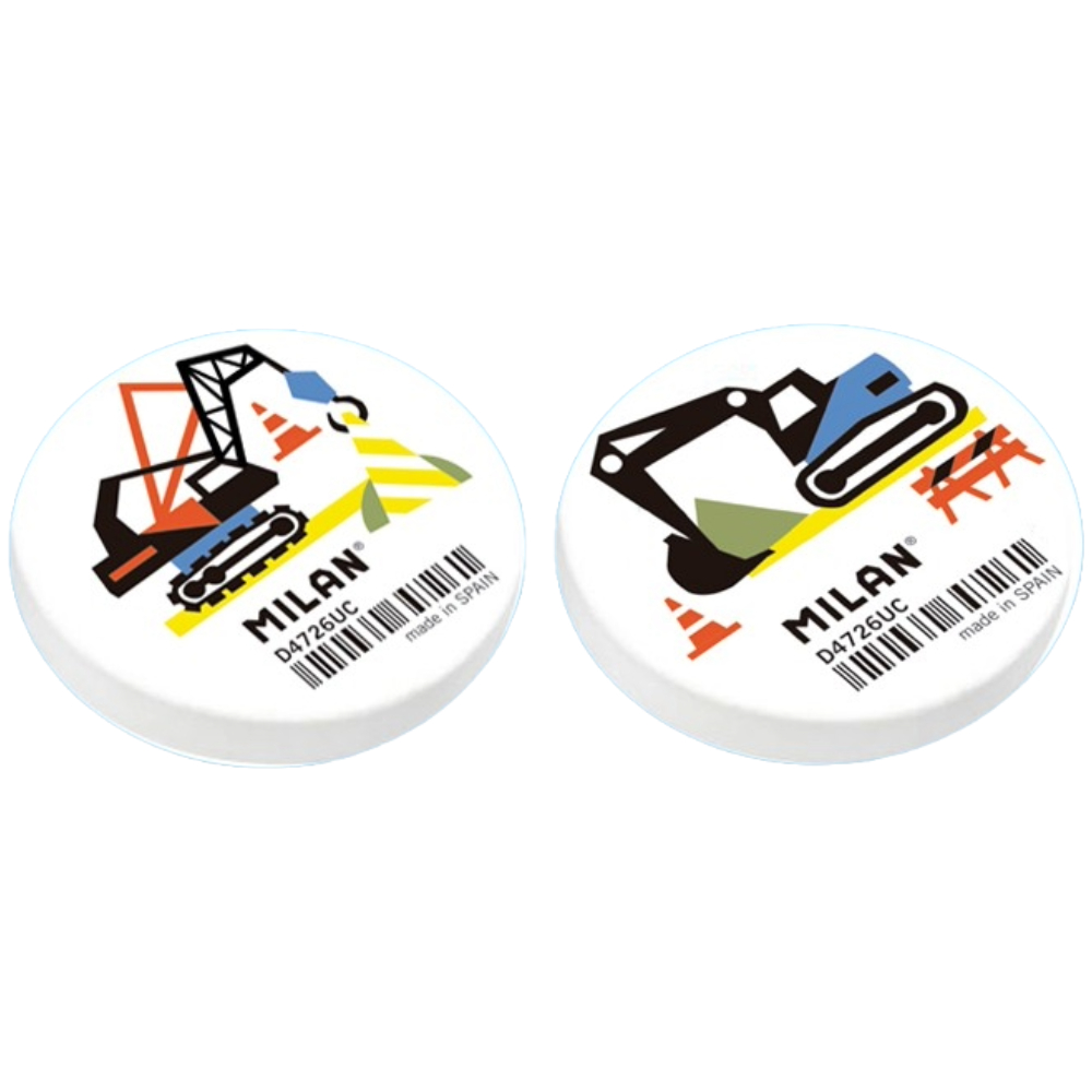 ΓΟΜΑ MILAN ΛΕΥΚΗ ΣΤΡΟΓΓΥΛΗ ΚΟΥΤΙ=26 ΤΕΜ.(2 ΑΣΟΡΤΙ) CNMD4726UC