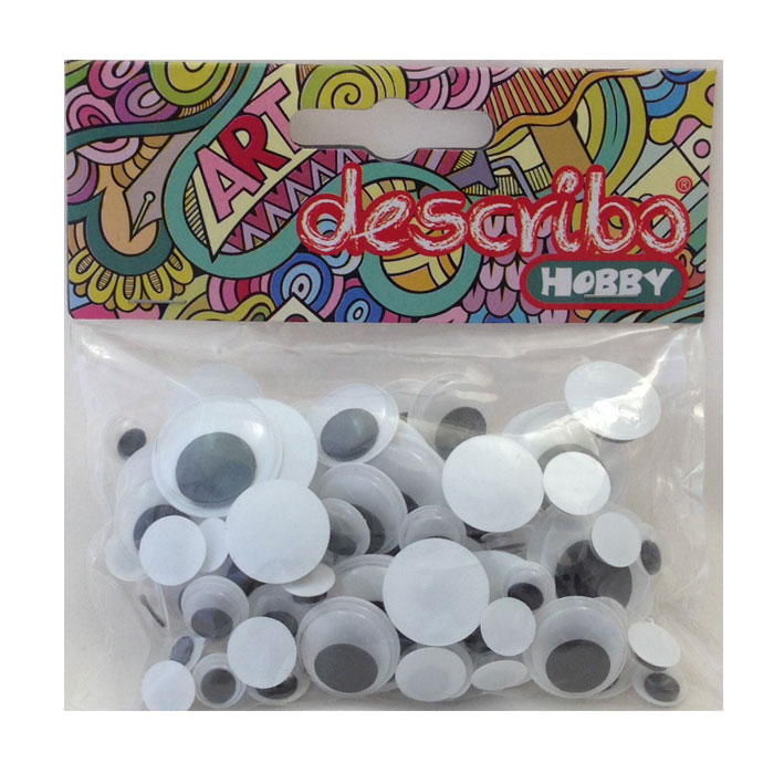 ΜΑΤΑΚΙΑ ΜΑΥΡΑ 20 MM 15/10/8 MM (ΣΕΤ=80 ΤΕΜ) DESCRIBO DES-0005