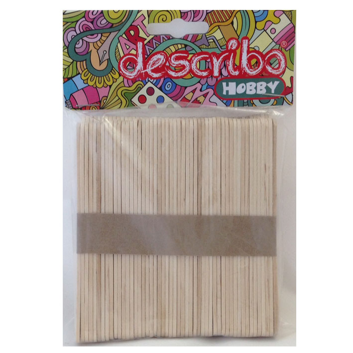 ΞΥΛΑΚΙΑ ΓΛΩΣΣΟΠΙΕΣΤΡΑ 114 X 10MM (100 ΤΕΜΑΧΙΑ) ΦΥΣΙΚΟ DES-0010