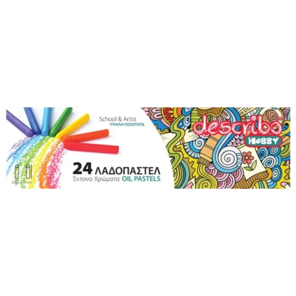 ΛΑΔΟΠΑΣΤΕΛ DESCRIBO 24 ΧΡΩΜΑΤΩΝ 62 Χ 9ΜΜ DESCRIBO DES-2001