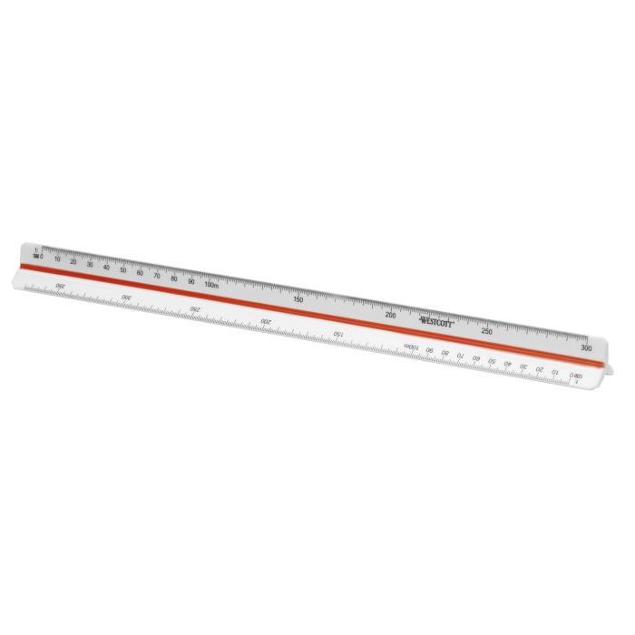 ΚΛΙΜΑΚΟΜΕΤΡΑ 30 CM 1:500/1000/1250/1500/2000/2500 WESTCOTT E-10160