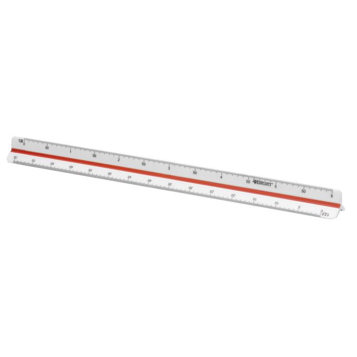 ΚΛΙΜΑΚΟΜΕΤΡΑ 30 CM 1:2.5/5/10/20/50/100 WESTCOTT E-10164