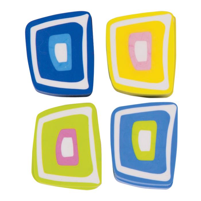 ΓΟΜΑ WESTCOTT 14991 FANCY SUSHI (BLISTER 4 ΤΕΜ.x 4 ΧΡΩΜΑΤA)