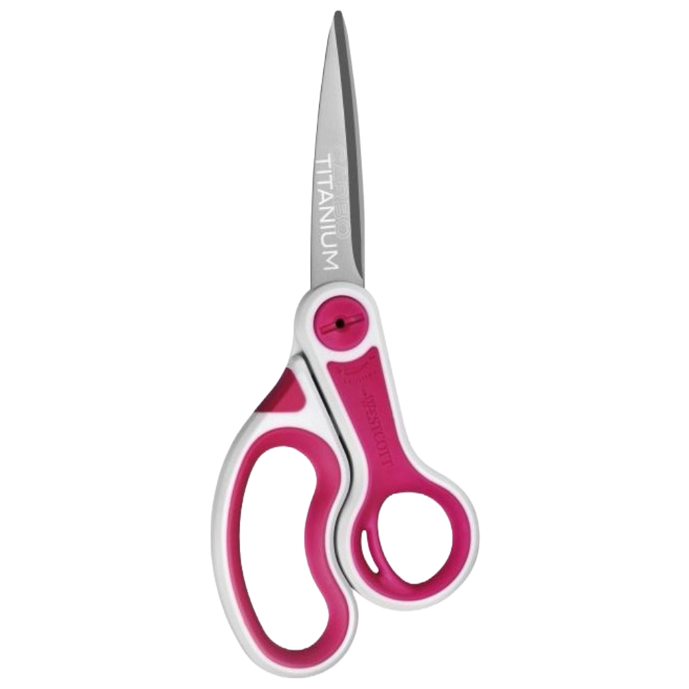 ΨΑΛΙΔΙ WESTCOTT ΓΡΑΦΕΙΟΥ TITANIUM CARBO 20,4 CM BLISTER E-37081-PINK