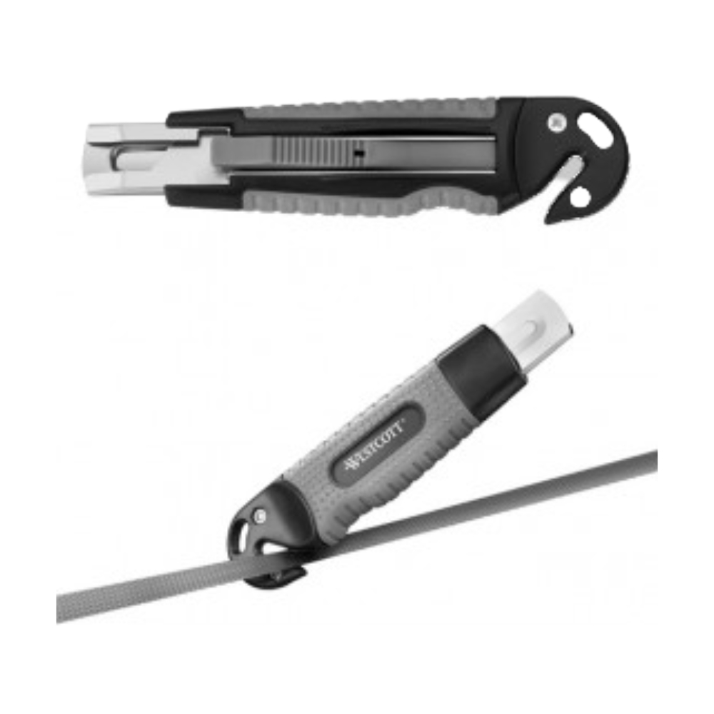 ΚΟΠΙΔΙ WESTCOTT 18mm 84022 ΜΕΤΑΛΛΙΚΟ ΑΥΤΟΜΑΤΟ SOFTGRIP BLISTER