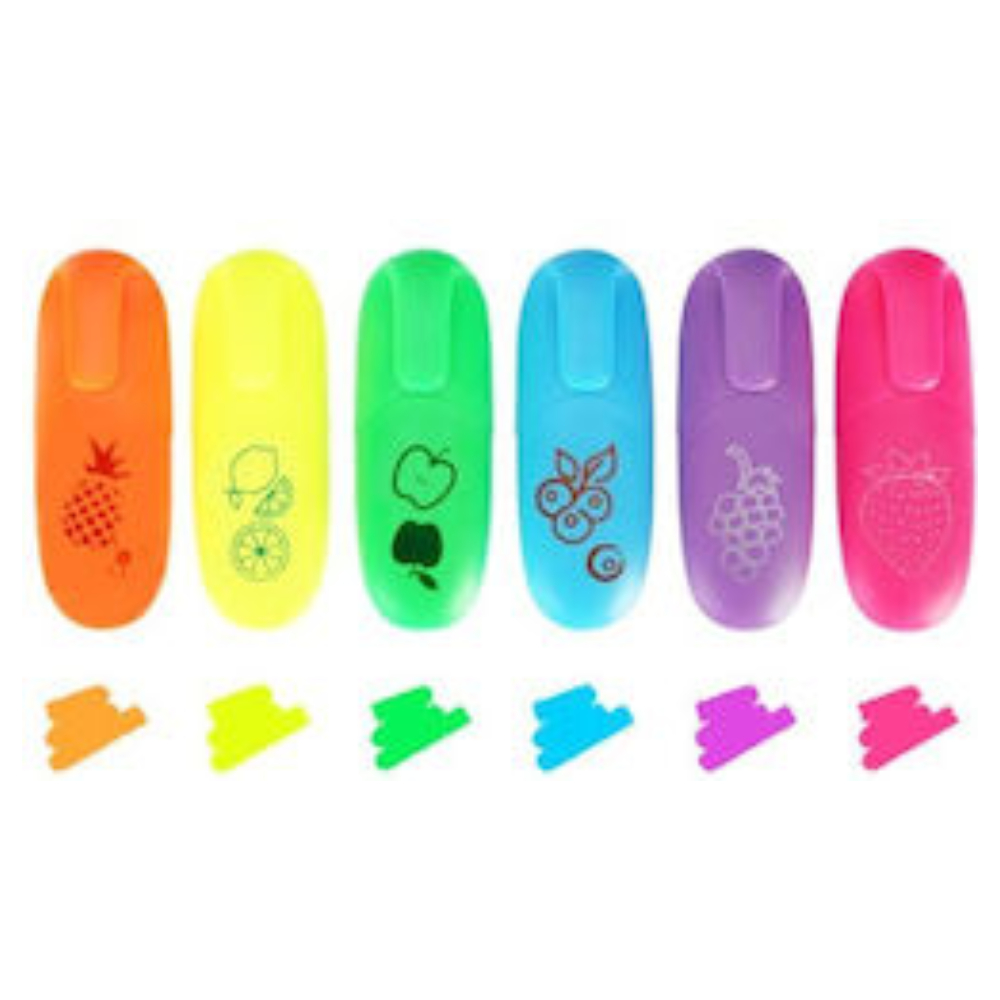 ΜΑΡΚΑΔΟΡΟΣ ΥΠΟΓΡΑΜΜΙΣΗΣ ΜΙΝΙ ENLEGENT ANIMAL 6 ΧΡΩΜ. NEON 6008-6PVC