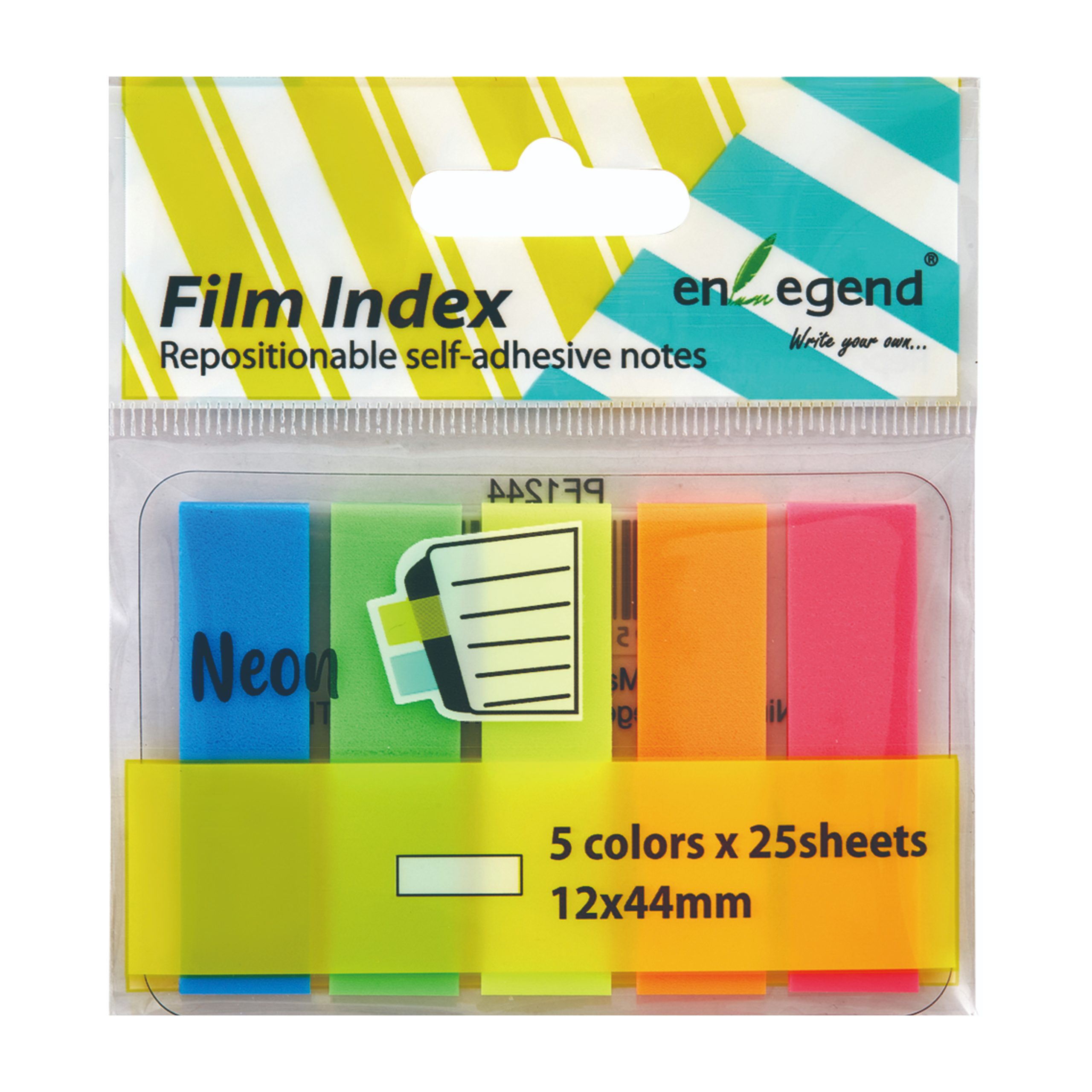 NOTES ENLEGEND ΣΕΛΙΔΟΔΕΙΚΤΕΣ 12X45 (5 ΑΣΣΟΡΤΙ ) ENL-PF1244