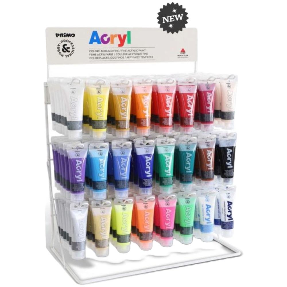 ΑΚΡΥΛΙΚΑ ΧΡΩΜΑΤΑ PRIMO TUBE 75ML (ΣΤΑΝΤ 144 ΤΕΜ.x24 ΧΡΩΜ.) ESP4027