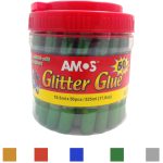 ΚΟΛΛΑ GLITTER GLUE AMOS 10,5ML ΤΕΜΑΧΙΟ GCL-10BK-50GR