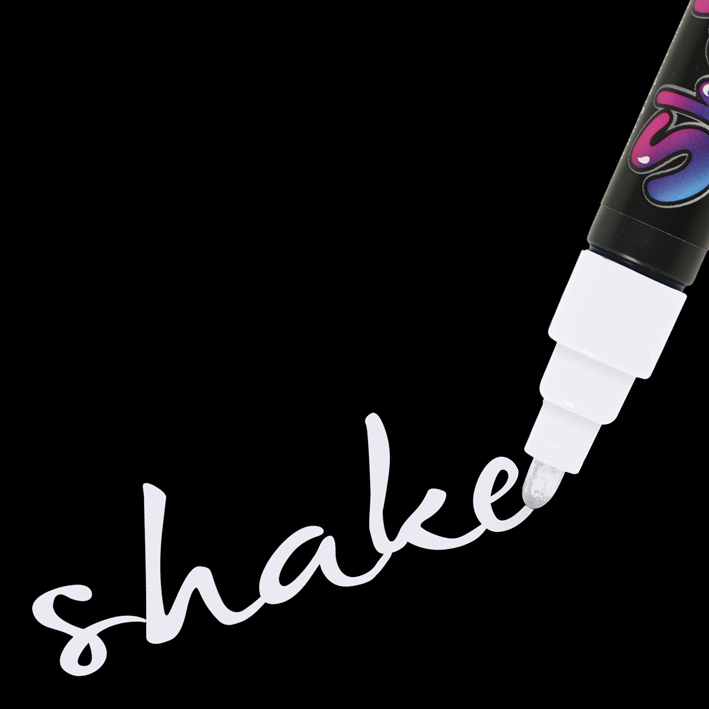 ΜΑΡΚΑΔΟΡΟΙ SHAKE MEDIUM WHITE (ΑΣΠΡΟ) (ΠΑΚ=6 ΤΕΜ) OZ GI30000