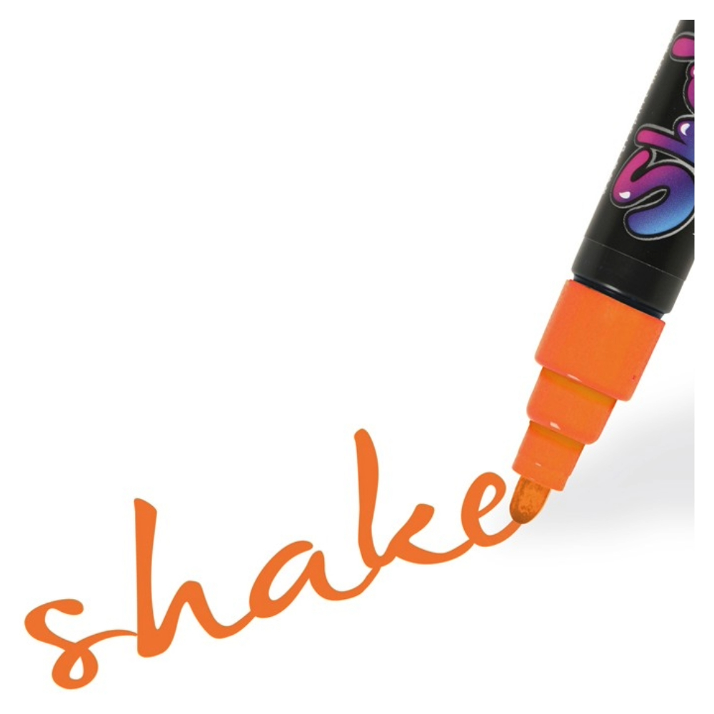 ΜΑΡΚΑΔΟΡΟΙ SHAKE MEDIUM FLUO ΠΟΡΤΟΚΑΛΙ (ΠΑΚ=6 ΤΕΜ) OZ GI30007