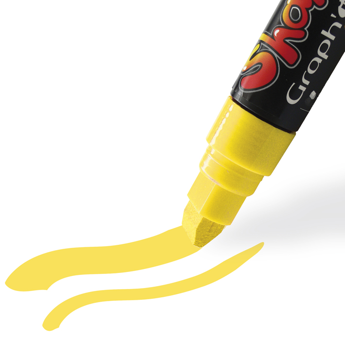 ΜΑΡΚΑΔΟΡΟΙ SHAKE XL YELLOW (ΚΙΤΡΙΝΟ) (ΠΑΚ=6 ΤΕΜ) OZ GI51170