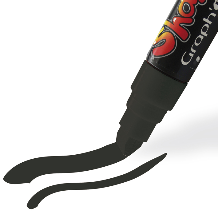 ΜΑΡΚΑΔΟΡΟΙ SHAKE XL BLACK (ΜΑΥΡΟ) (ΠΑΚ=6 ΤΕΜ) OZ GI59909