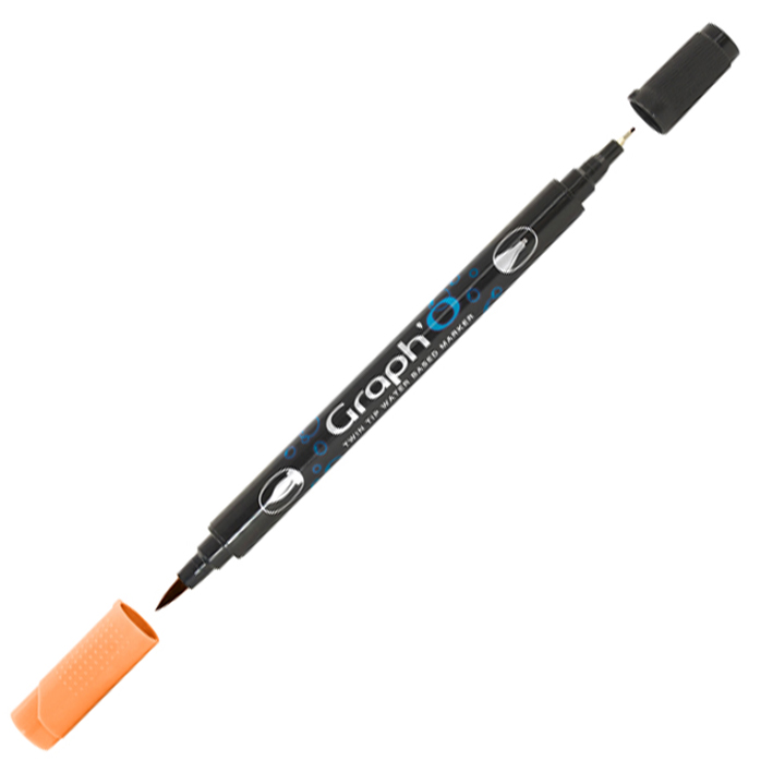 ΜΑΡΚΑΔΟΡΟΙ ΔΙΠΛΗ ΜΥΤΗ ΠΙΝΕΛΟ ΜΕ ΒΑΣΗ ΤΟ ΝΕΡΟ MANGO (ΠΑΚ=6 ΤΕΜ) OZ GO02150