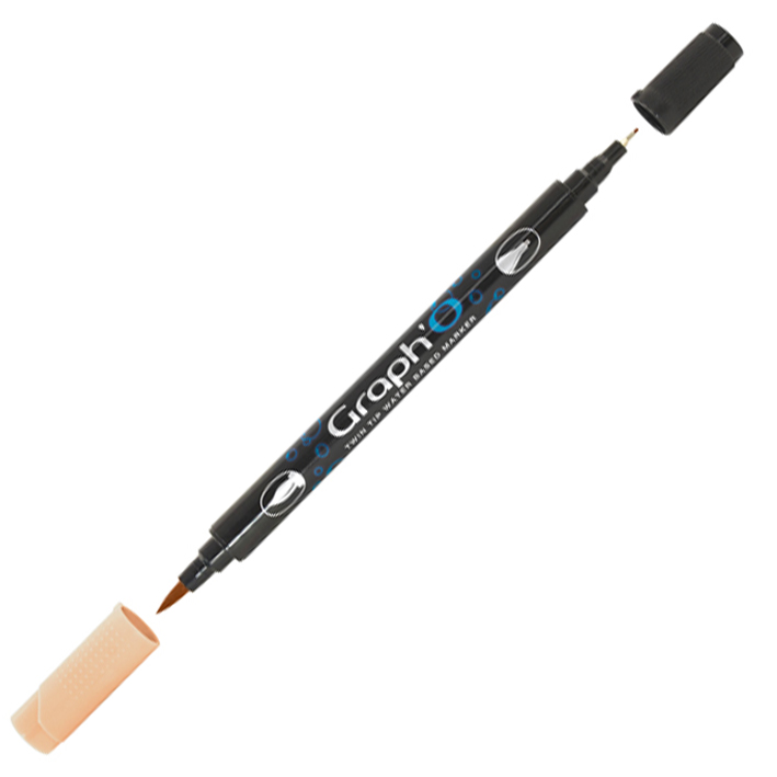 ΜΑΡΚΑΔΟΡΟΙ ΔΙΠΛΗ ΜΥΤΗ ΠΙΝΕΛΟ ΜΕ ΒΑΣΗ ΤΟ ΝΕΡΟ CAPPUCCINO (ΠΑΚ=6 ΤΕΜ) OZ GO03125