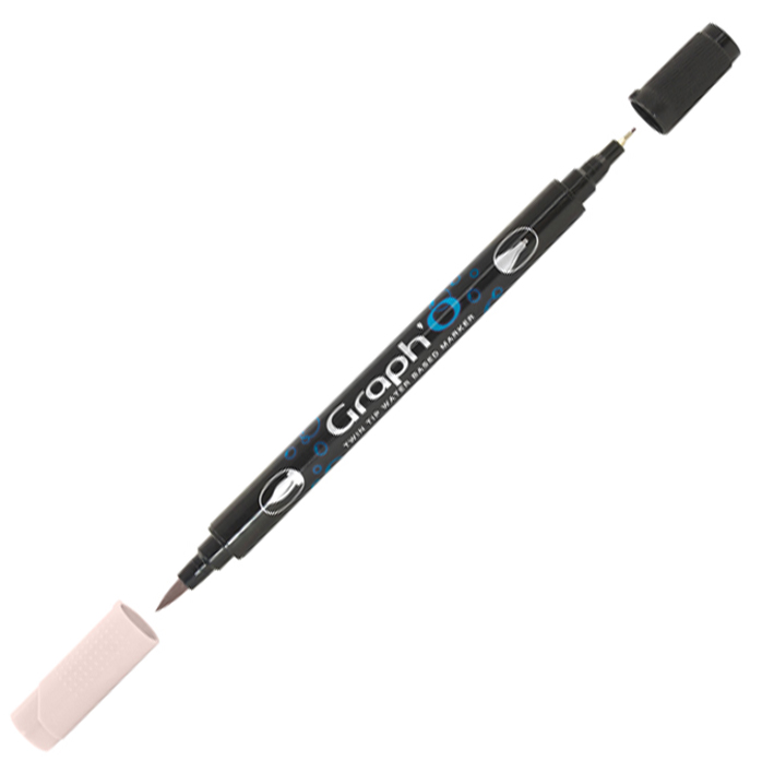 ΜΑΡΚΑΔΟΡΟΙ ΔΙΠΛΗ ΜΥΤΗ ΠΙΝΕΛΟ ΜΕ ΒΑΣΗ ΤΟ ΝΕΡΟ PALE ROSE (ΠΑΚ=6 ΤΕΜ) OZ GO04135