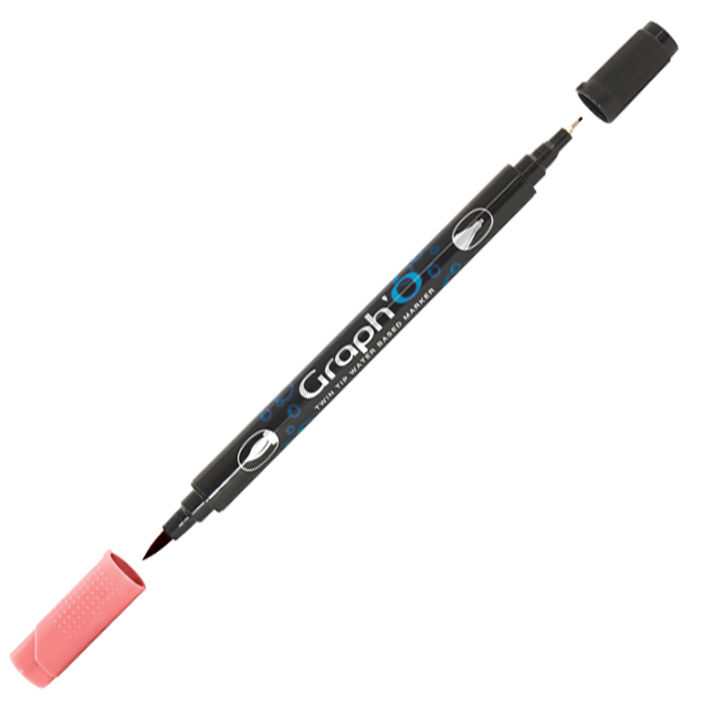 ΜΑΡΚΑΔΟΡΟΙ ΔΙΠΛΗ ΜΥΤΗ ΠΙΝΕΛΟ ΜΕ ΒΑΣΗ ΤΟ ΝΕΡΟ CORAL (ΠΑΚ=6 ΤΕΜ) OZ GO05210